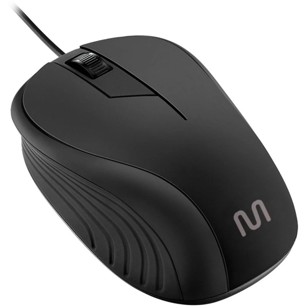 MOUSE OPTICO USB 1200DPI 3BOTOES PRETO MULTI (UNIDADE) - imagem 3