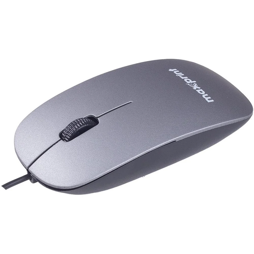 MOUSE OPTICO USB 1200DPI SURFACE CINZA 2.0M MAXPRINT (UNIDADE) - imagem 4