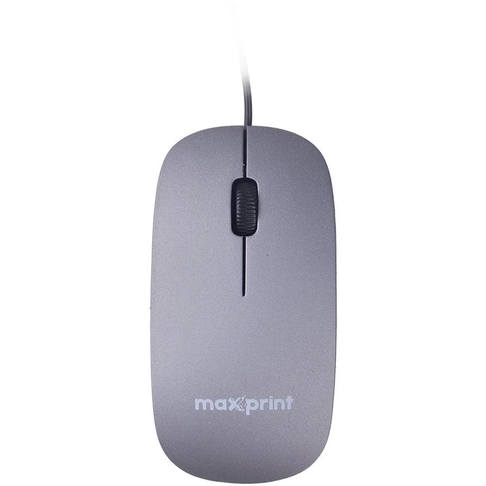 MOUSE OPTICO USB 1200DPI SURFACE CINZA 2.0M MAXPRINT (UNIDADE) - imagem 7