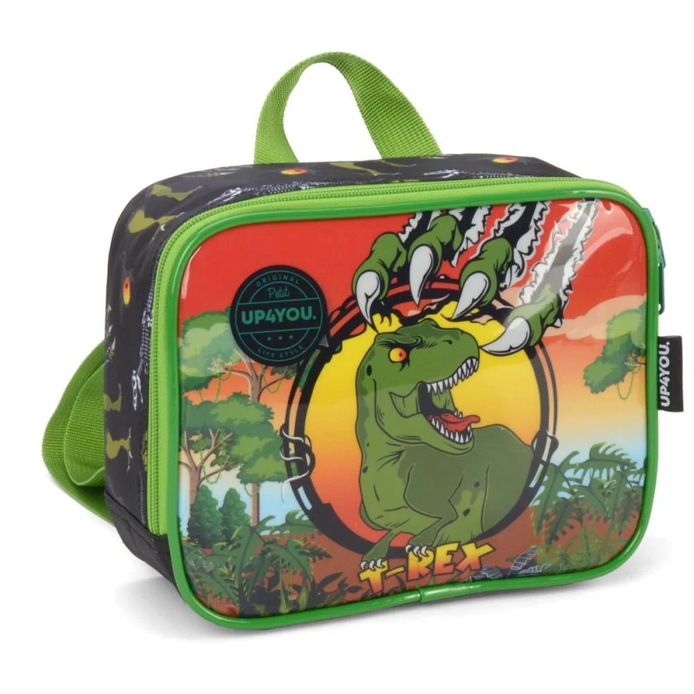 LANCHEIRA TERMICA UP4YOU DINOSSAURO MAO/COSTA PT LUXCEL (UNIDADE) - imagem 2
