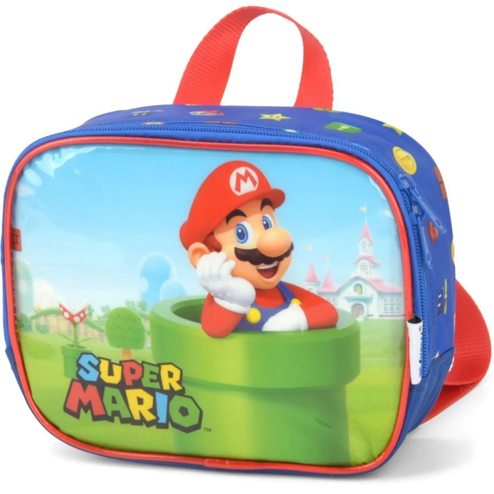 LANCHEIRA TERMICA SUPER MARIO BROS MAO/COSTA AZU LUXCEL (UNIDADE) - imagem 4