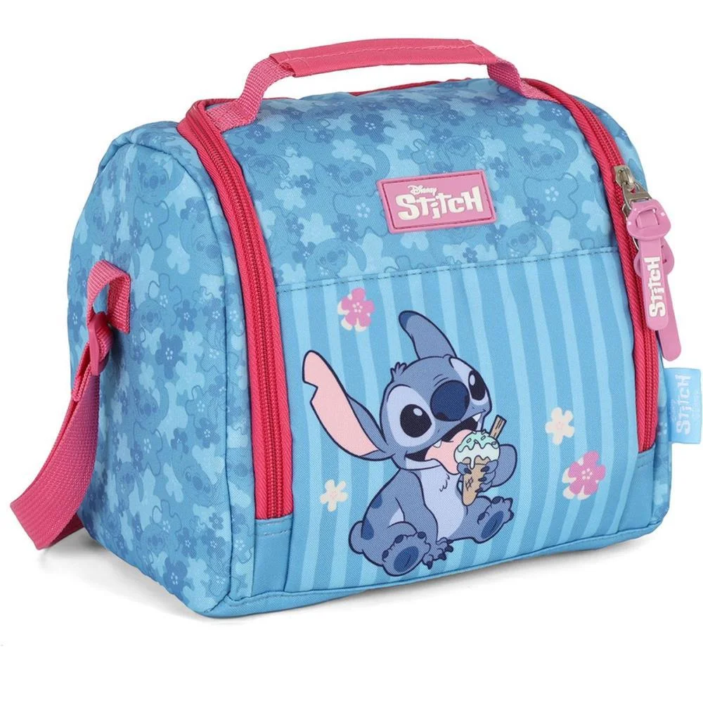 LANCHEIRA TERMICA STITCH MAO/OMBRO PINK LUXCEL (UNIDADE) - imagem 3