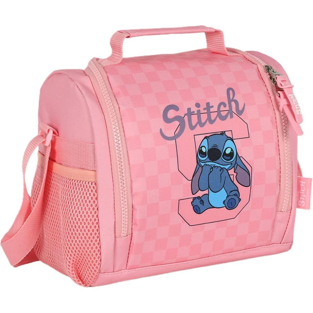 LANCHEIRA TERMICA STITCH MAO/OMBRO ROSA LUXCEL (UNIDADE) - imagem 3