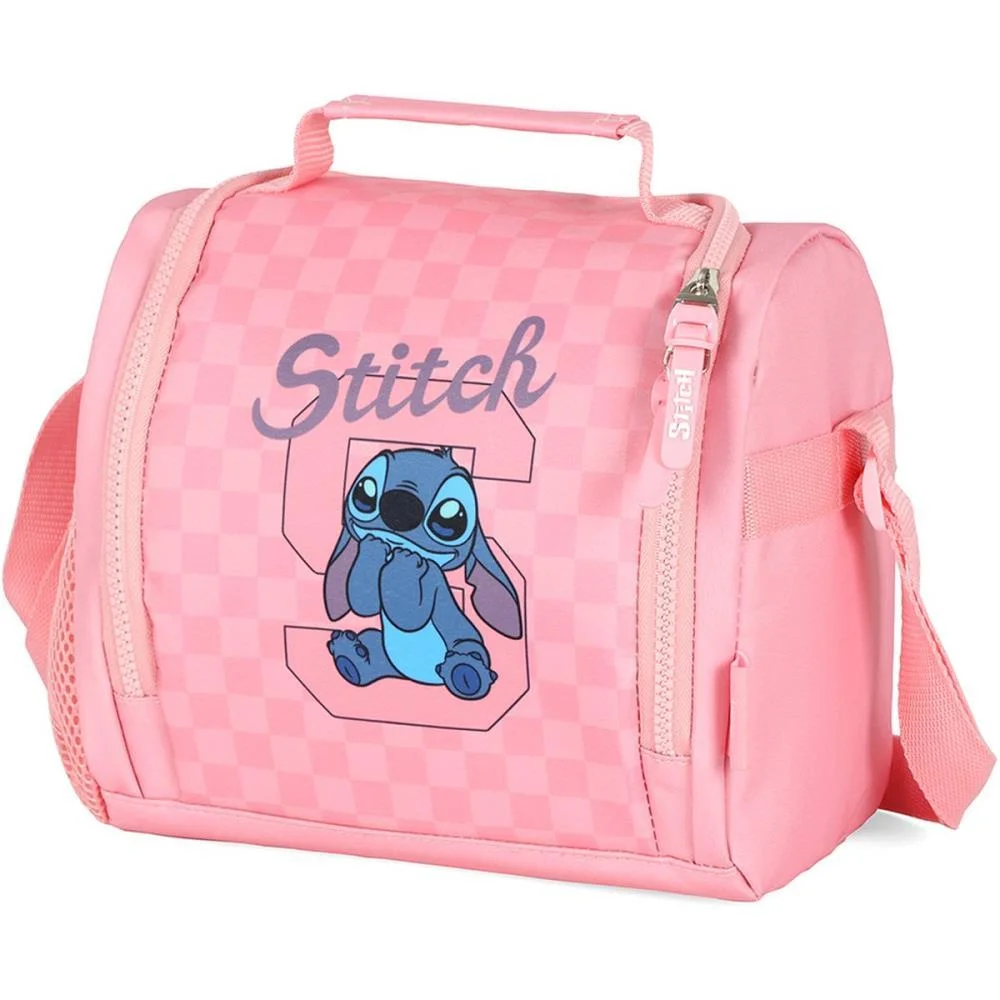 LANCHEIRA TERMICA STITCH MAO/OMBRO ROSA LUXCEL (UNIDADE) - imagem 4