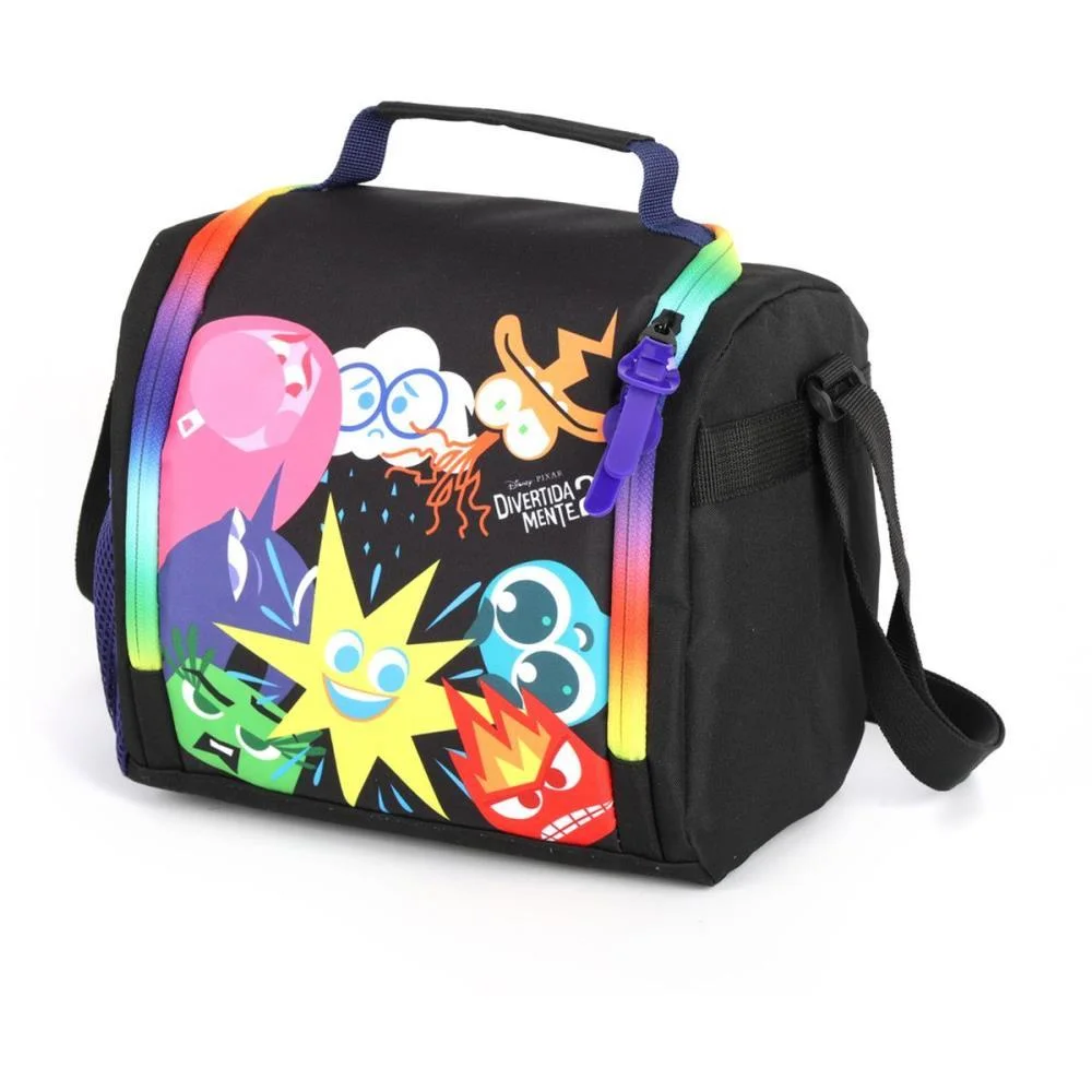 LANCHEIRA TERMICA DIVERTIDAMENTE MAO/OMBRO PRETA LUXCEL (UNIDADE) - imagem 3