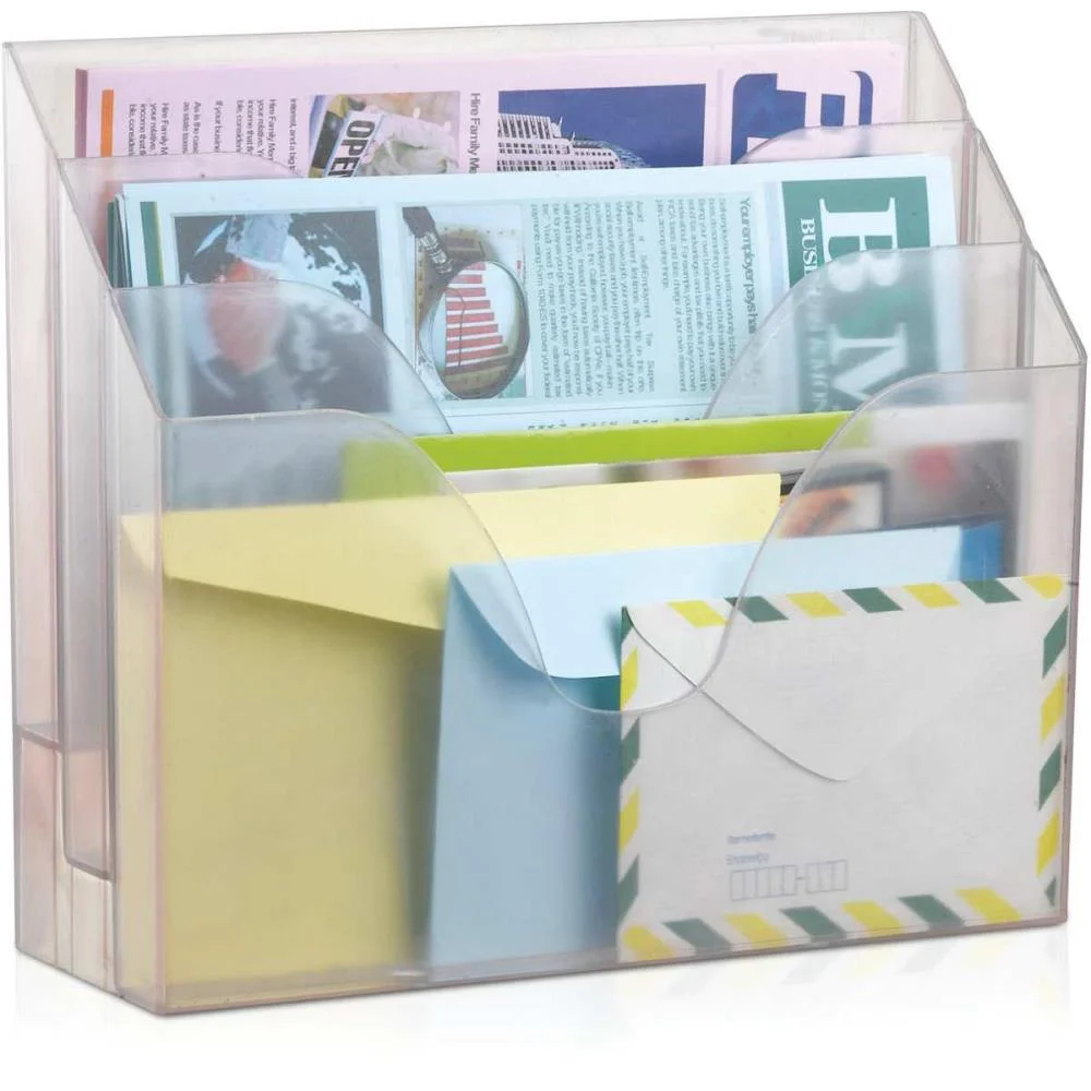 ORGANIZADOR DE ESCRITORIO ORGANIZADOR TRIPLO OFFICE CRIS MAXCRIL (UNIDADE) - imagem 3