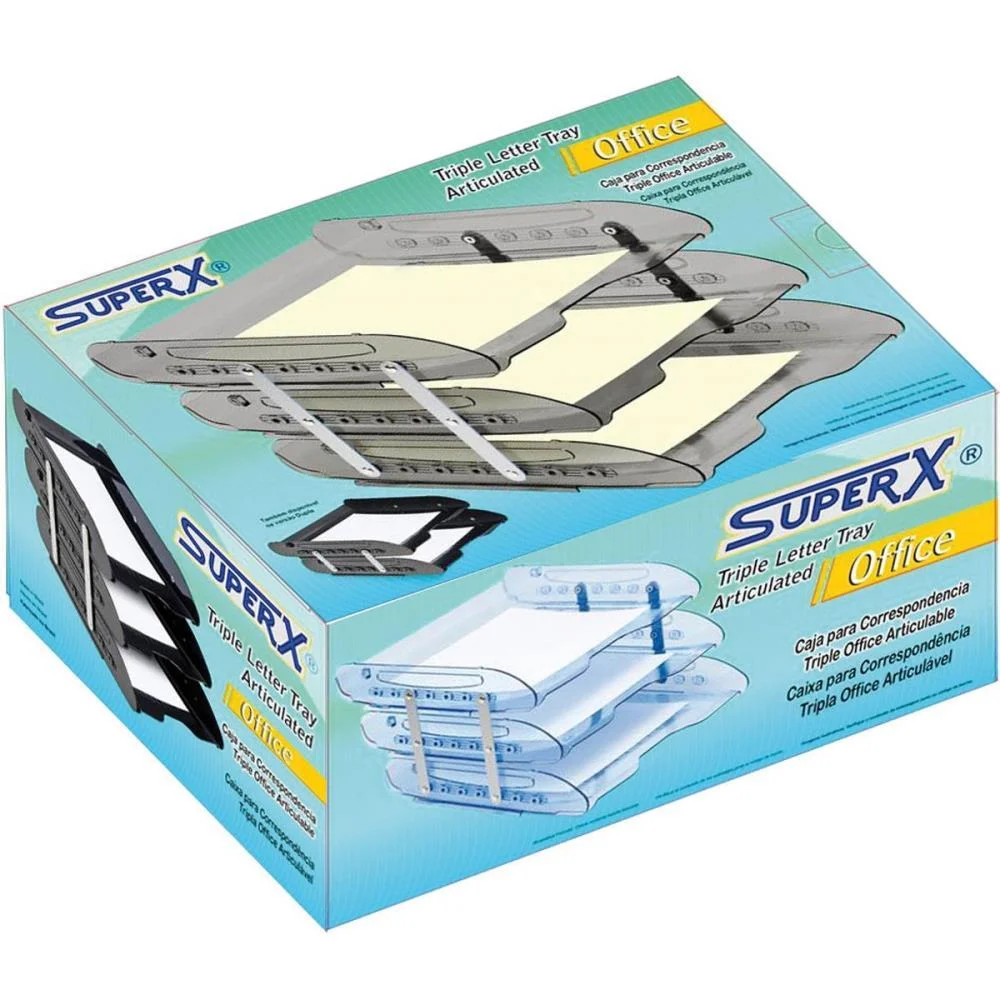 CAIXA CORRESPONDENCIA TRIPLA SUPER X FUME ARTICULADA ACRIMET (UNIDADE) - imagem 4