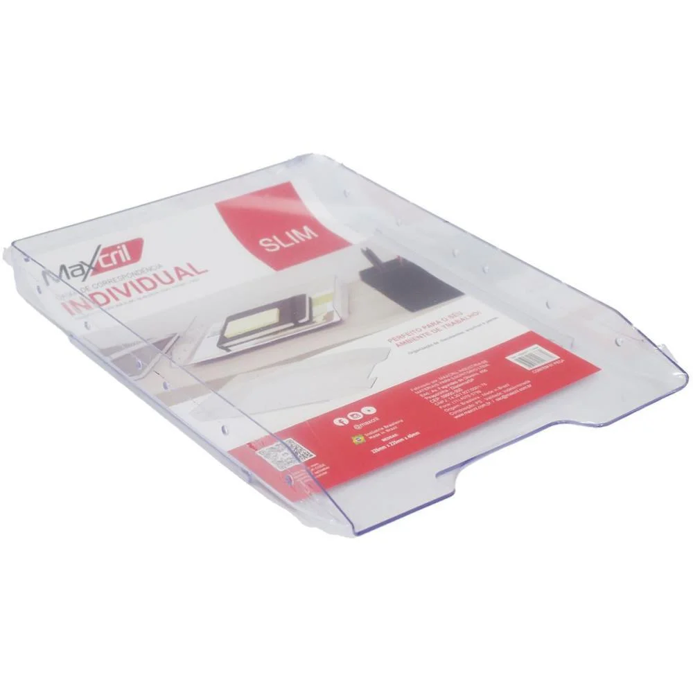 CAIXA CORRESPONDENCIA SIMPLES SLIM CRISTAL SELADA MAXCRIL (UNIDADE) - imagem 6