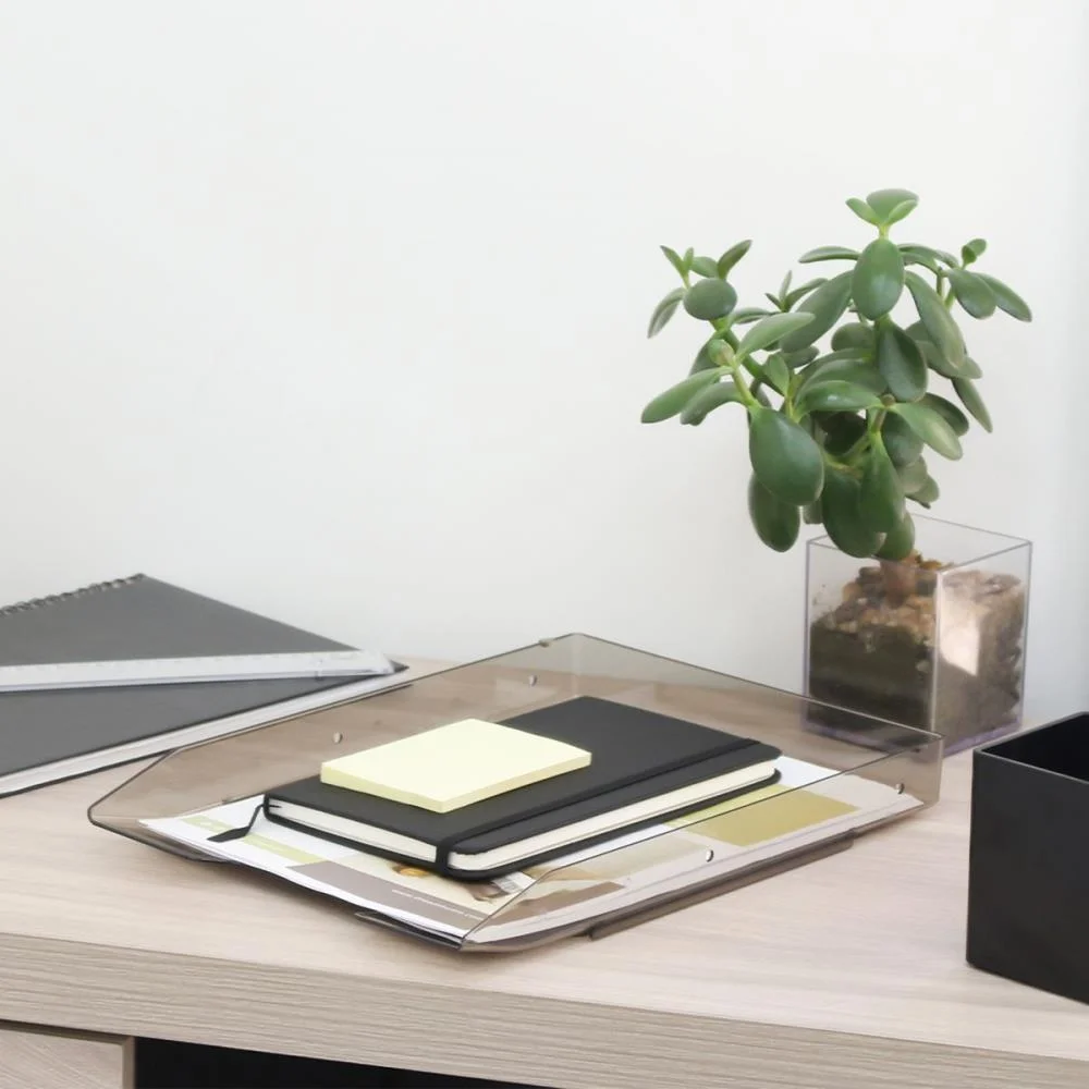 CAIXA CORRESPONDENCIA SIMPLES SLIM FUME SELADA MAXCRIL (UNIDADE) - imagem 5