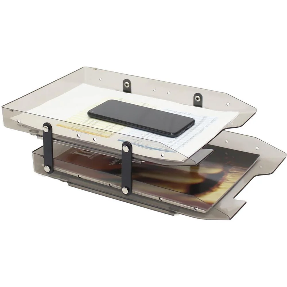 CAIXA CORRESPONDENCIA DUPLA SLIM MOVEL FUME SELADA MAXCRIL (UNIDADE) - imagem 4