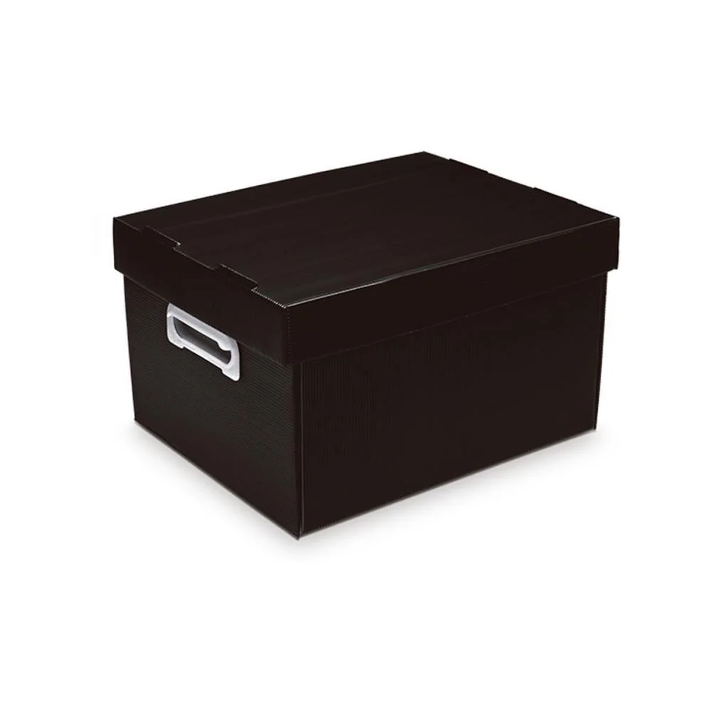 CAIXA ORGANIZADORA THE BEST BOX G 437X310X240 PT POLIBRAS (UNIDADE) - imagem 4