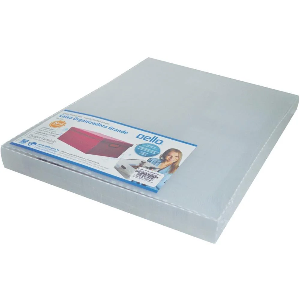 CAIXA ORGANIZADORA GRANDE 42X31X20CM. CRISTAL DELLO (UNIDADE) - imagem 4