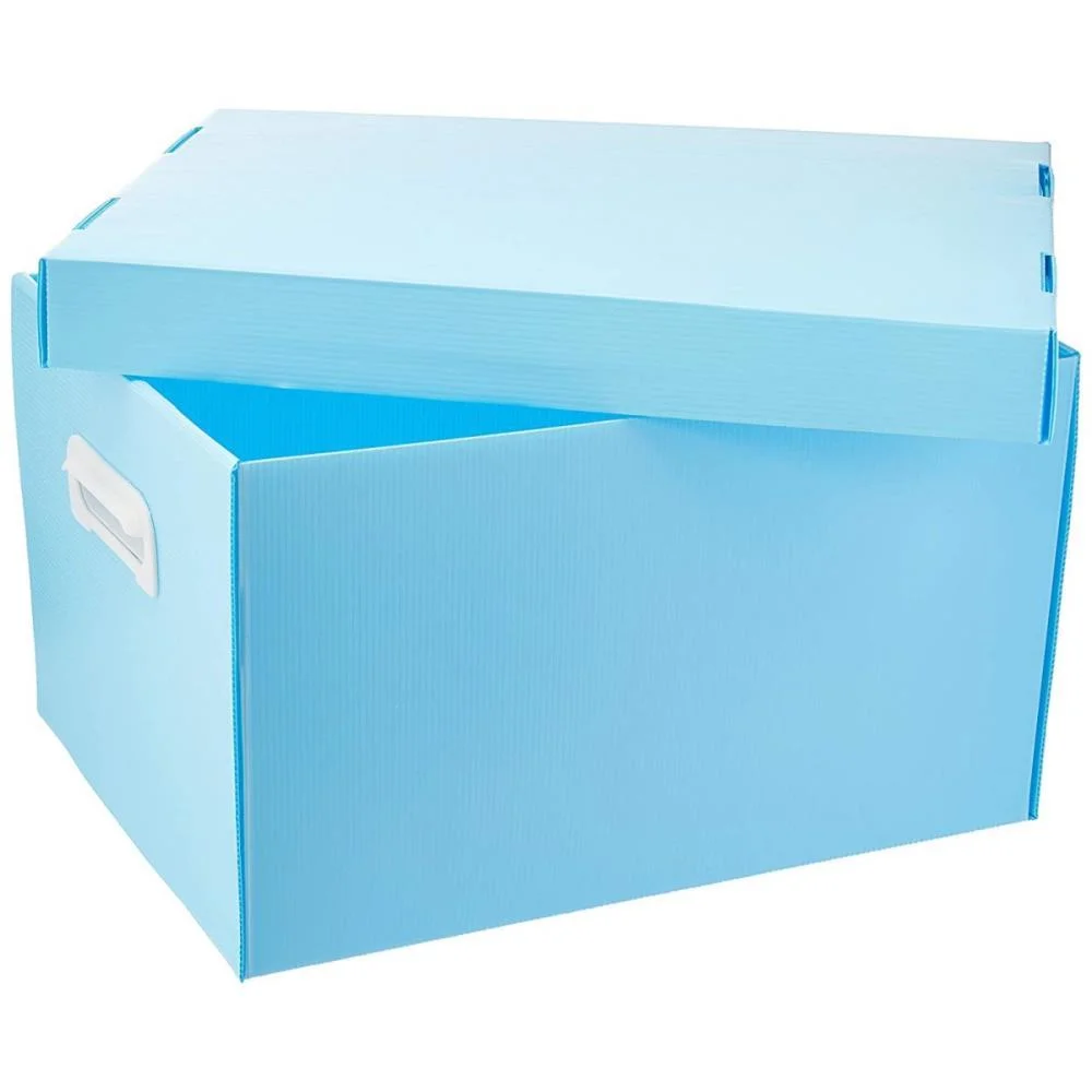 CAIXA ORGANIZADORA THE BEST BOX G 437X310X240 AZP POLIBRAS (UNIDADE) - imagem 4