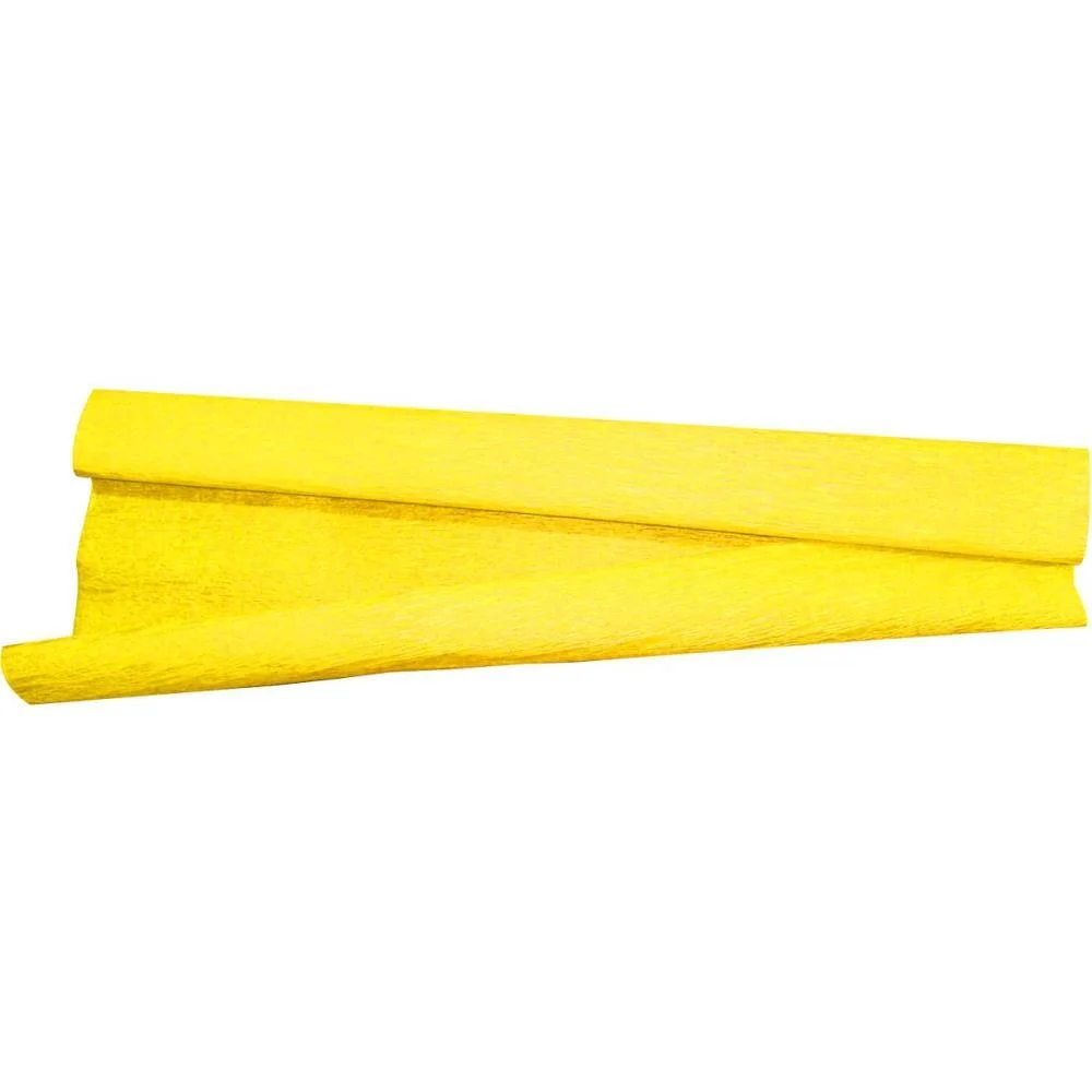PAPEL CREPOM SUPER CREPE 48CMX2,50M LISO AMARELO V.M.P. (CX.C/06) - imagem 2