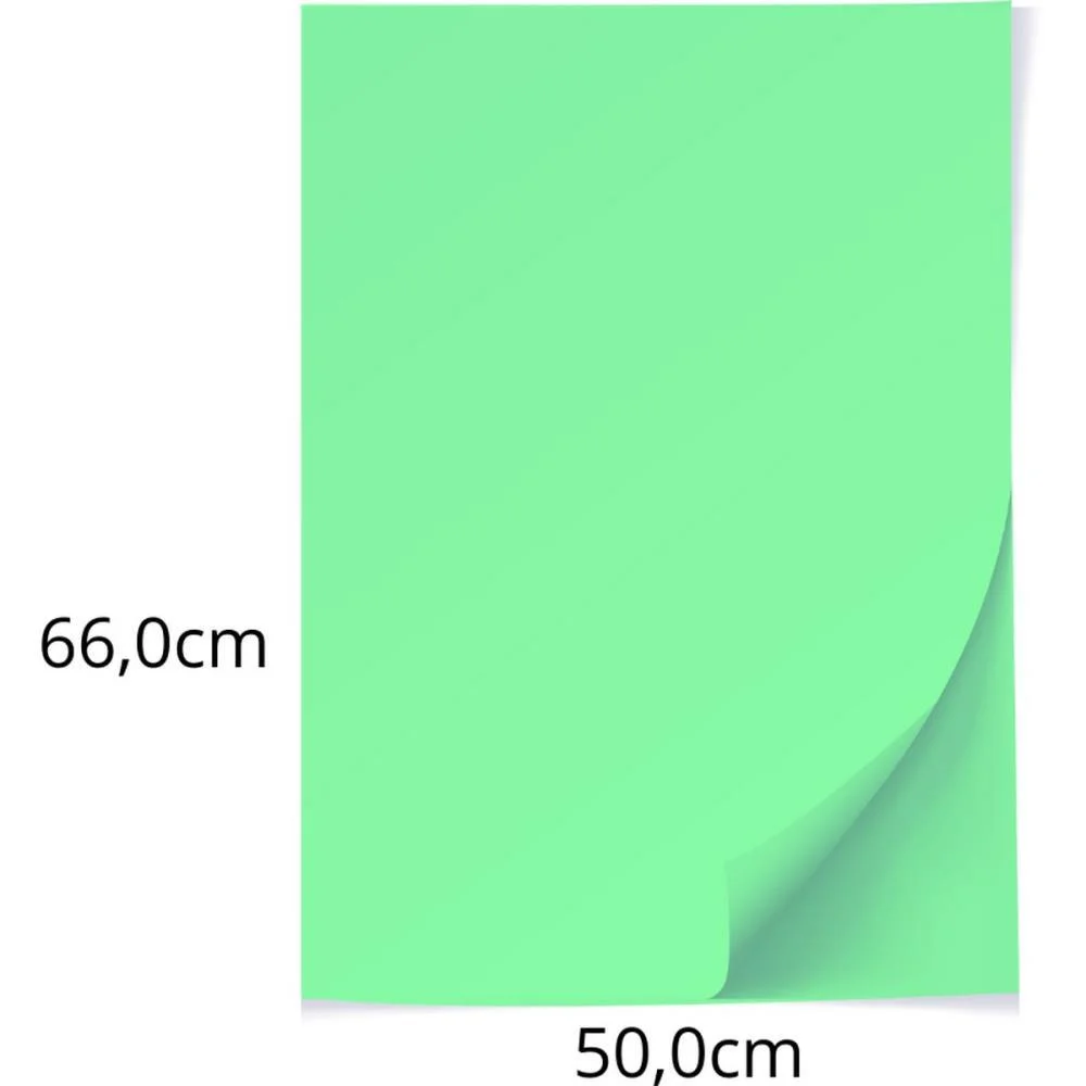 PAPEL CARTOLINA VERDE ESCOLAR 50X66 140G. SCRITY (PCT.C/100) - imagem 2