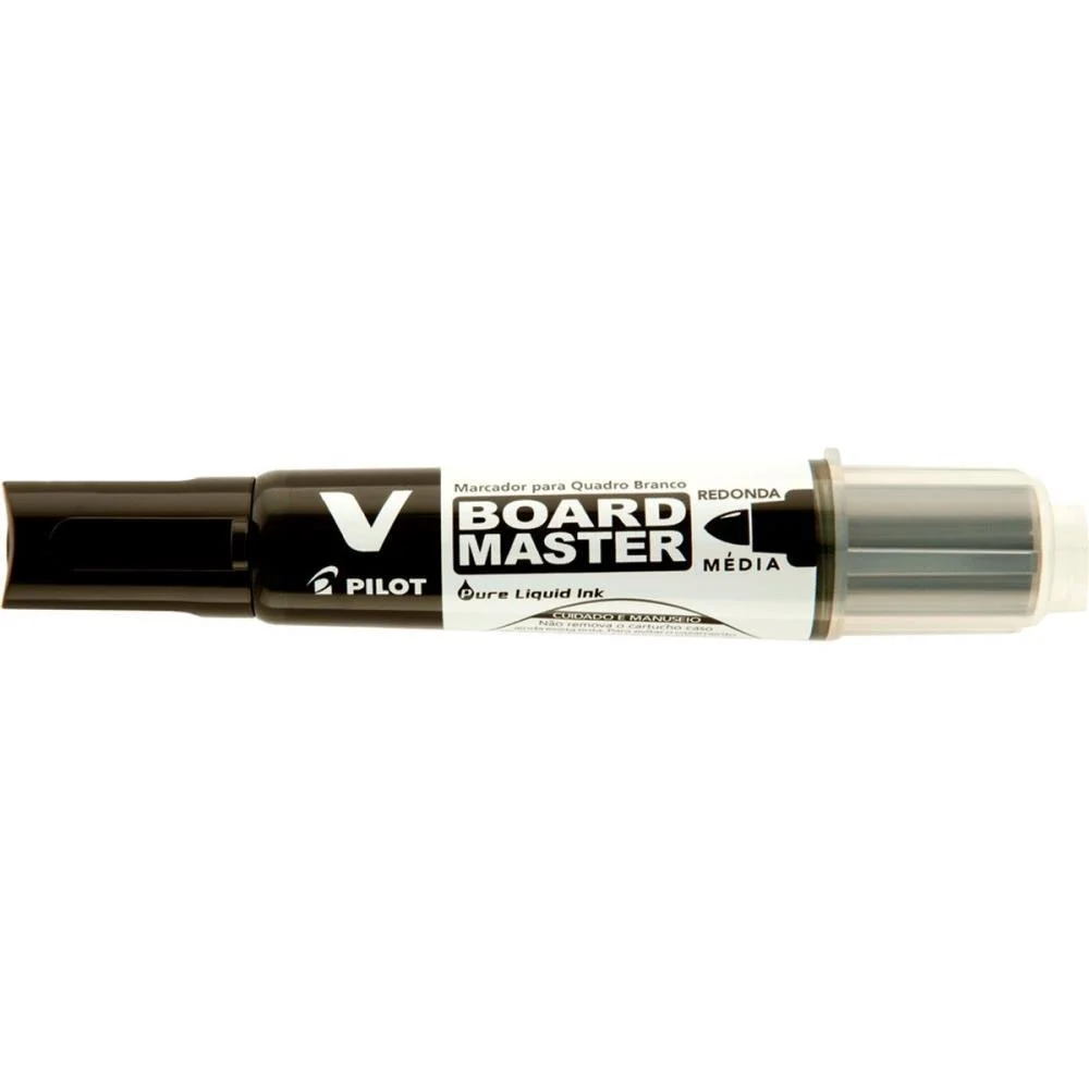 PINCEL QUADRO BRANCO WBMA-VBM RECARREG.REFIL PRETO PILOT (CX.C/12) - imagem 2