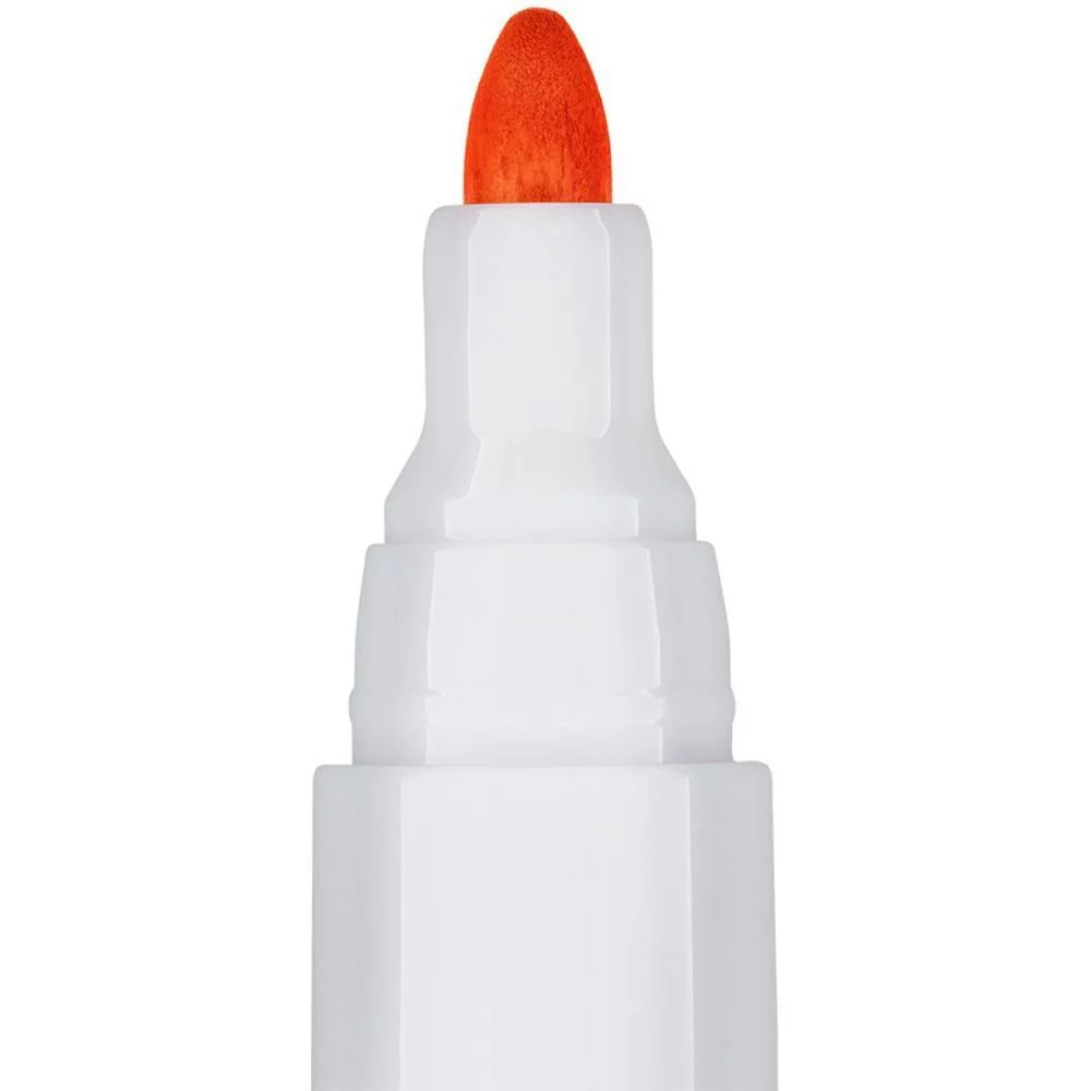 PINCEL QUADRO BRANCO PONTA REDONDA 6 CORES BRW (ESTOJO) - imagem 3