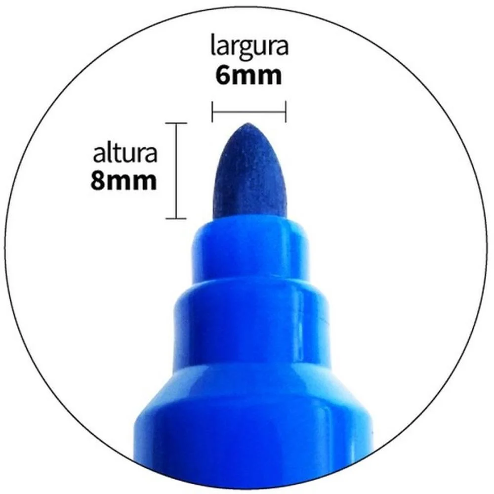 PINCEL QUADRO BRANCO QB550 RECARREGAVEL PRETO GRAMP LINE (DP.C/10) - imagem 6