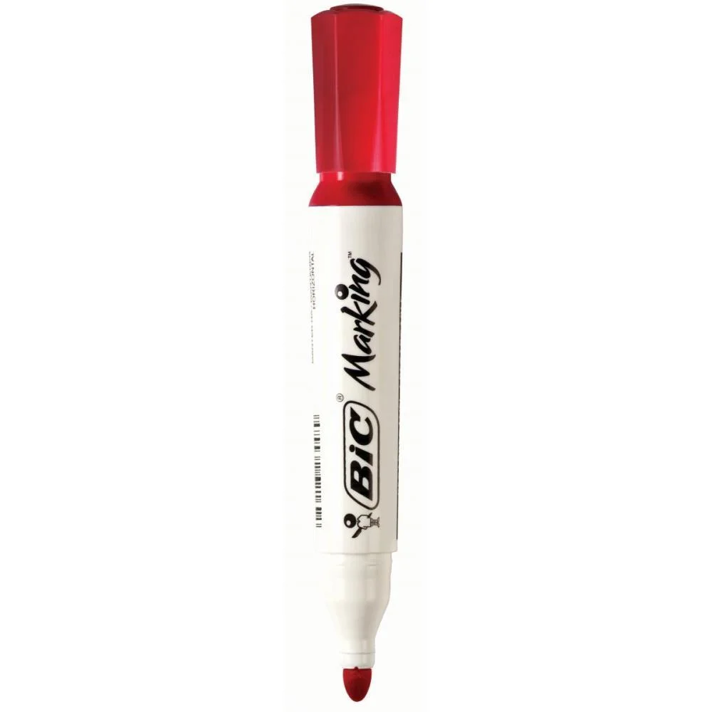 PINCEL QUADRO BRANCO MARKING RECARREGAVEL VERMELHO BIC (BL.C/01) - imagem 4