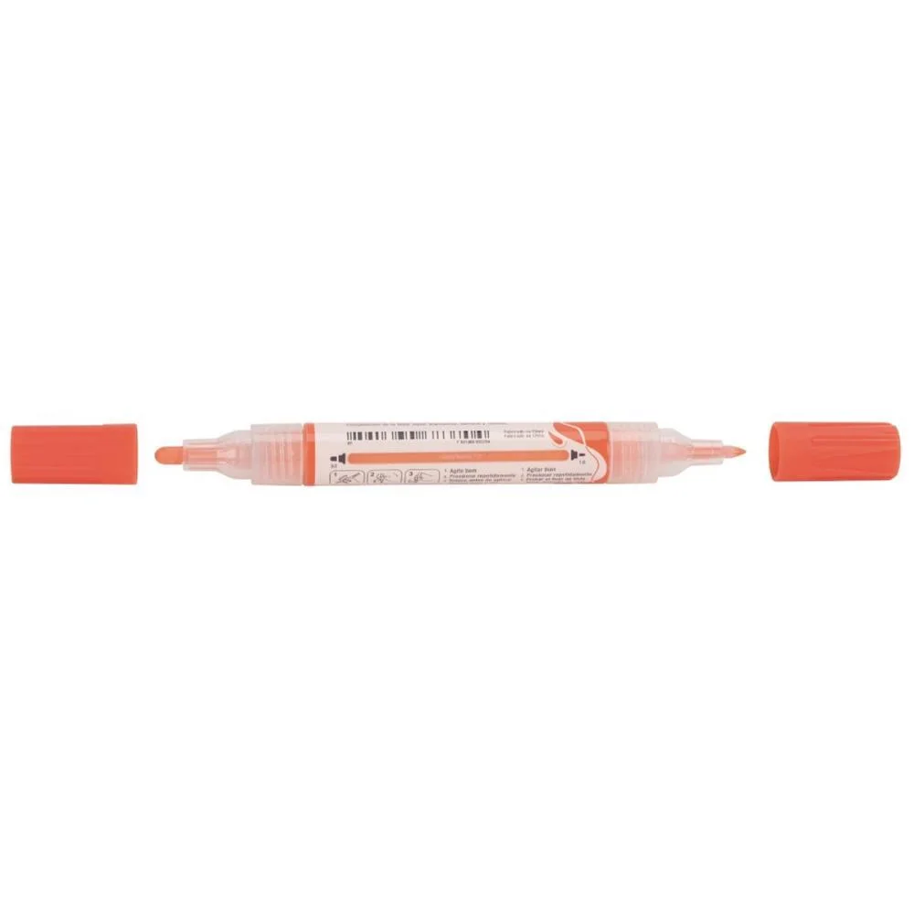PINCEL MARCADOR ARTESANATO MULTIMARK S/P LARANJA COM 6 FABER-CASTELL (ESTOJO) - imagem 2