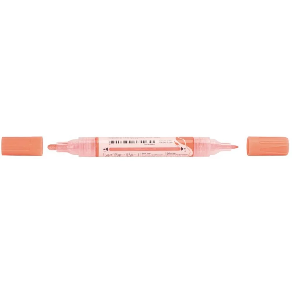 PINCEL MARCADOR ARTESANATO MULTIMARK S/P LARANJA NEON C/6 FABER-CASTELL (ESTOJO) - imagem 2