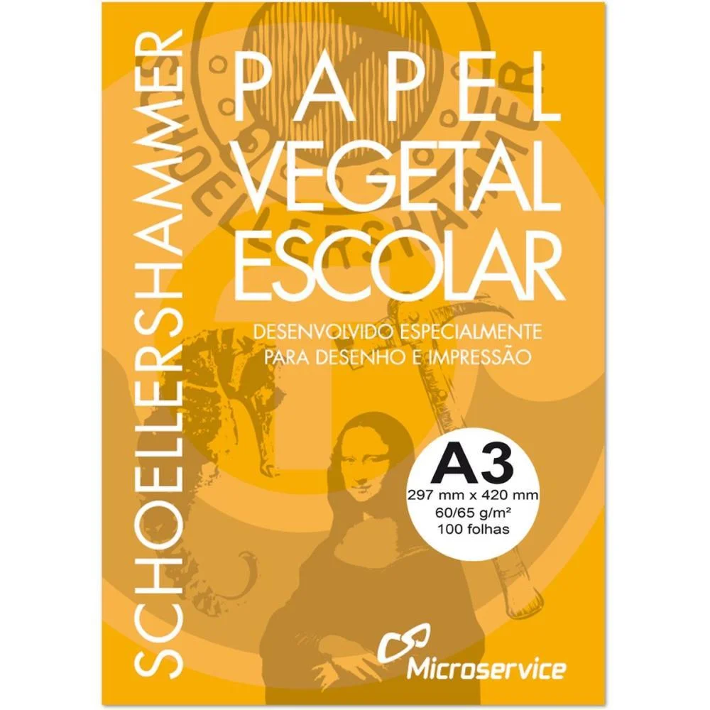 PAPEL VEGETAL A3 60/65G 297X420MM MICROSERVICE (PCT.C/100) - imagem 2