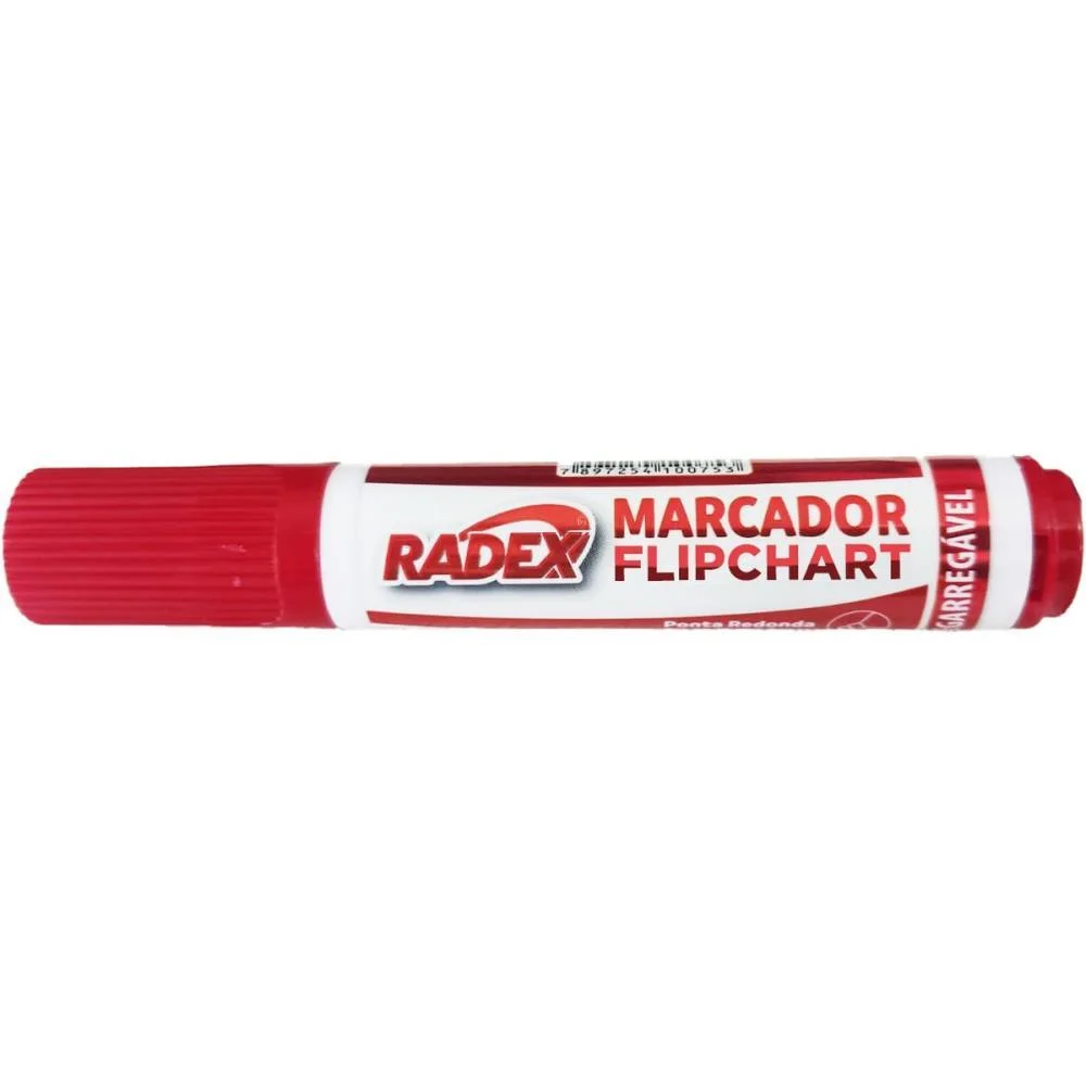 PINCEL MARCADOR PERMANENTE FLIP CHART RECARREGAVEL VM. RADEX (CX.C/12) - imagem 3