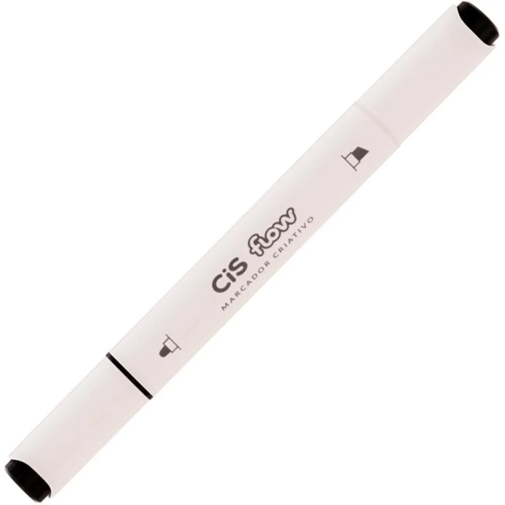 MARCADOR ARTISTICO CIS FLOW PRETO SERTIC (CX.C/06) - imagem 2