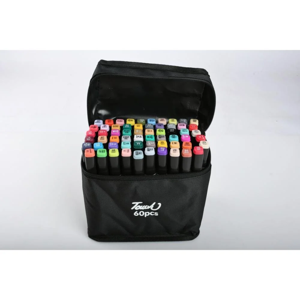 MARCADOR ARTISTICO 60 CORES PONTA DUPLA BBR (UNIDADE) - imagem 3