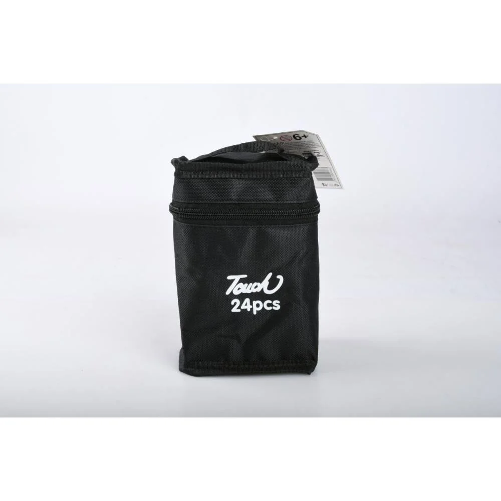 MARCADOR ARTISTICO 24 CORES PONTA DUPLA BBR (UNIDADE) - imagem 4