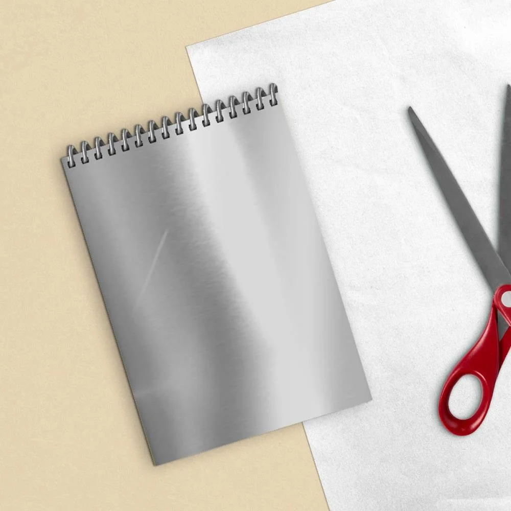 PLASTICO ADESIVO 45CMX10M METALICO PRATA PP 0,08 DAC (ROLO) - imagem 3