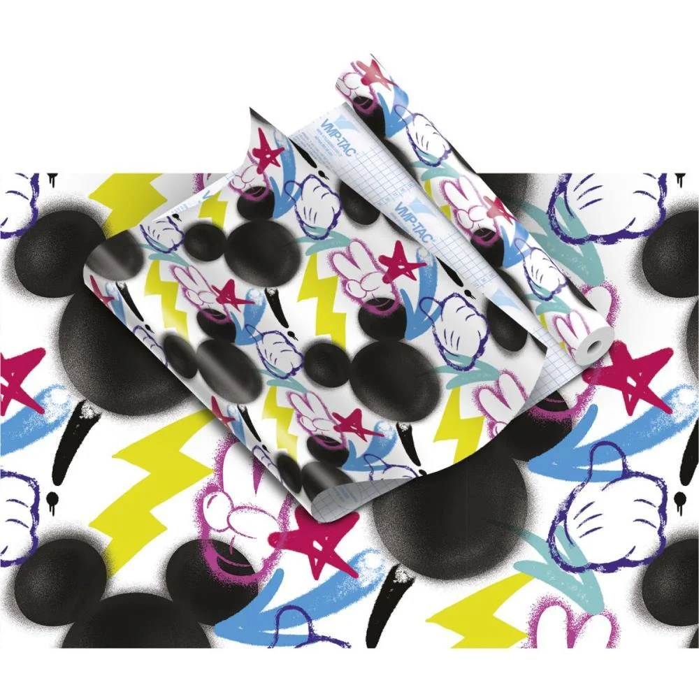 PLASTICO ADESIVO 45CMX10M MICKEY V.M.P. (ROLO) - imagem 3