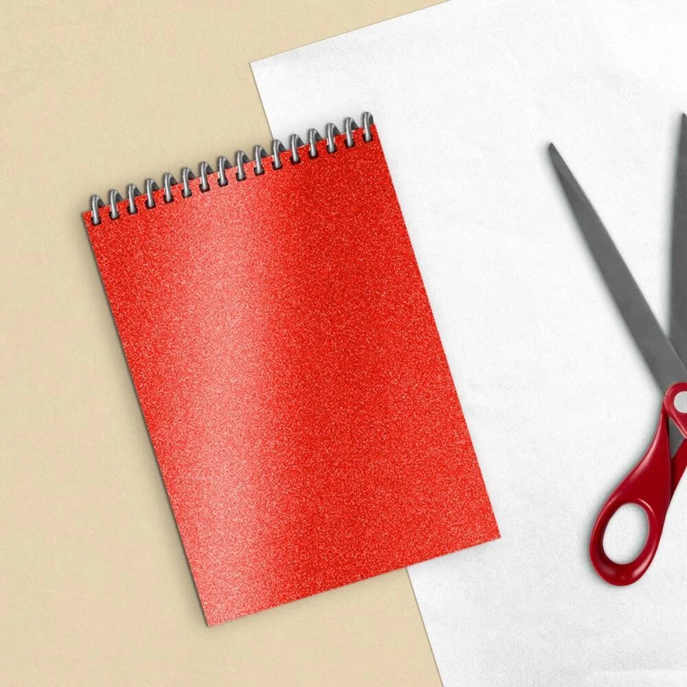 PLASTICO ADESIVO 45CMX10M GLITER VERMELHO PP 0,10 DAC (ROLO) - imagem 3