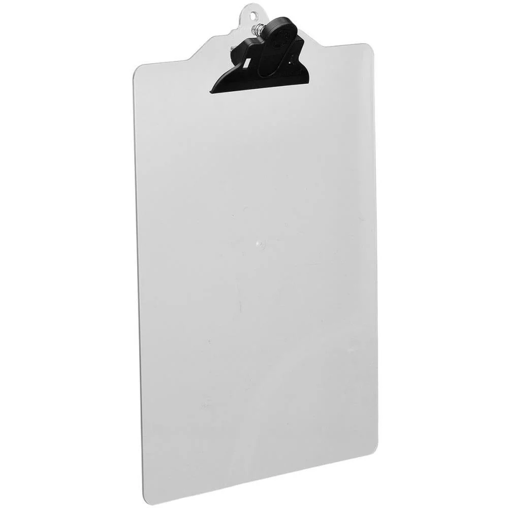 PRANCHETA PLASTICA A4 C/PREND.PLASTICO CRISTAL CARBRINK (UNIDADE) - imagem 3