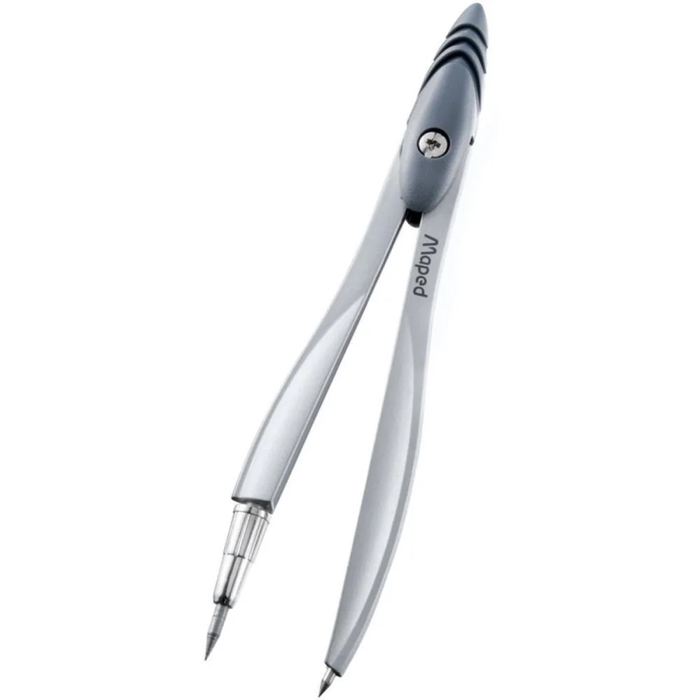 COMPASSO STUDY NEW DESIGN CINZA METAL MAPED (ESTOJO) - imagem 4