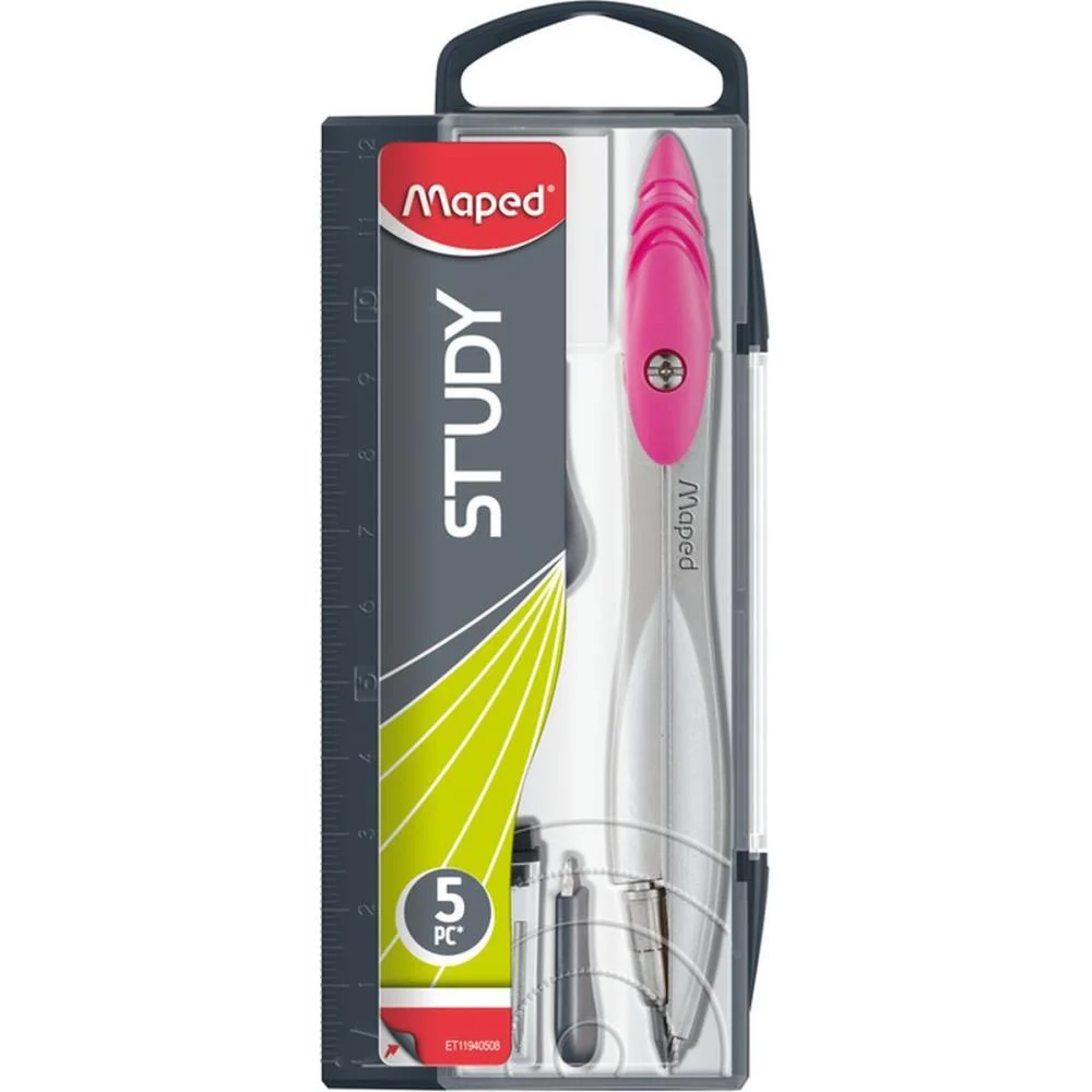 COMPASSO STUDY C/ESTOJO+5 ACESSORIOS MAPED (ESTOJO) - imagem 5