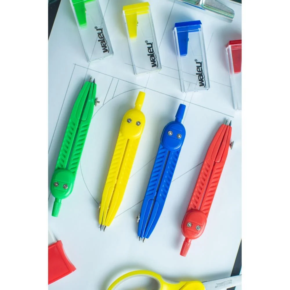 COMPASSO ESCOLAR CORPO PLAST. SORTIDOS MAXCRIL (CX.C/12) - imagem 4