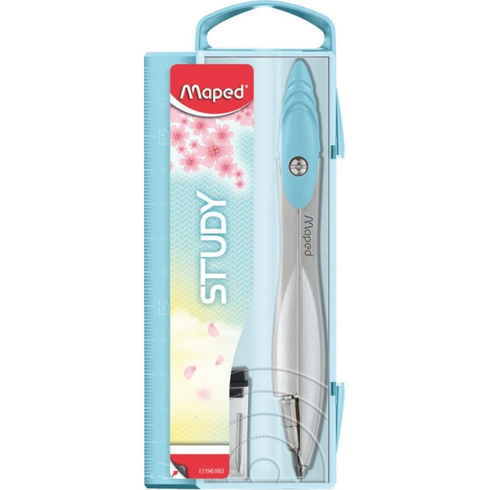 COMPASSO STUDY COLLECTOR PASTEL 2 PECAS MAPED (ESTOJO) - imagem 3