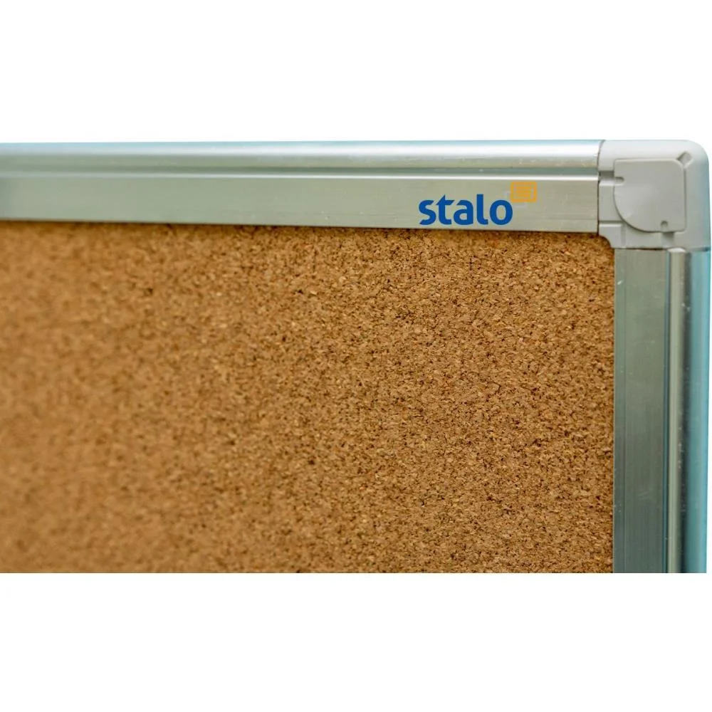 QUADRO AVISO MOLDURA ALUMINIO CORTICA APARENTE 120X090CM STALO (UNIDADE) - imagem 4