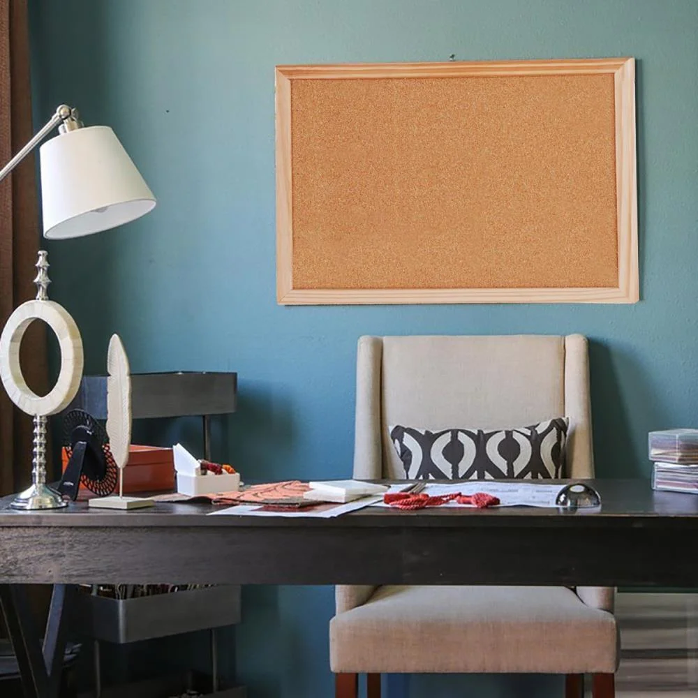 QUADRO AVISO MOLDURA MADEIRA CORTICA STANDARD 090X060CM CORTIARTE (UNIDADE) - imagem 4