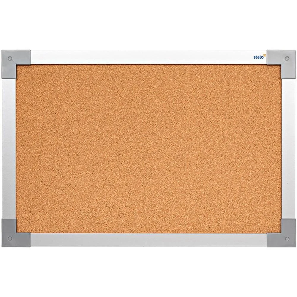 QUADRO AVISO MOLDURA ALUMINIO CORTICA APARENTE 100X070CM STALO (UNIDADE) - imagem 5