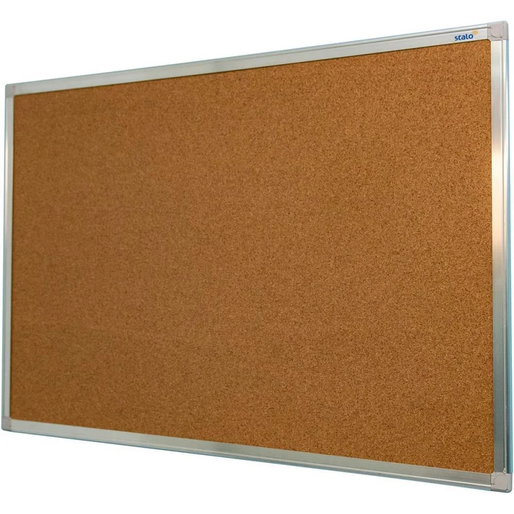 QUADRO AVISO MOLDURA ALUMINIO CORTICA APARENTE 100X070CM STALO (UNIDADE) - imagem 3