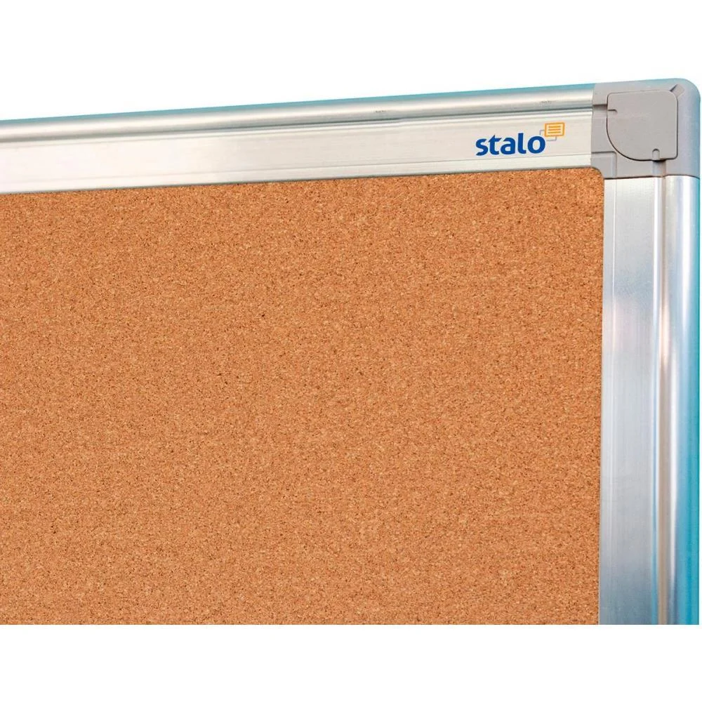 QUADRO AVISO MOLDURA ALUMINIO CORTICA APARENTE 100X070CM STALO (UNIDADE) - imagem 4