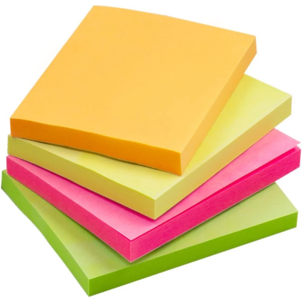 BLOCO DE RECADO AUTOADESIVO 38X50MM PEQ.4 CORES NEON 200F. MAXPRINT (UNIDADE) - imagem 4