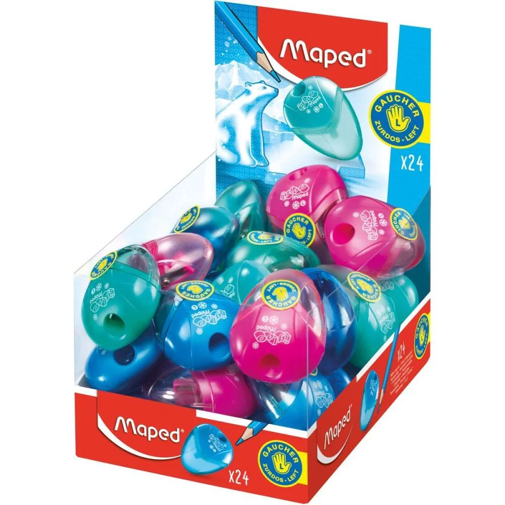 APONTADOR COM DEPOSITO I-GLOO P/CANHOTO 1 FURO SORT. MAPED (DP.C/24) - imagem 3