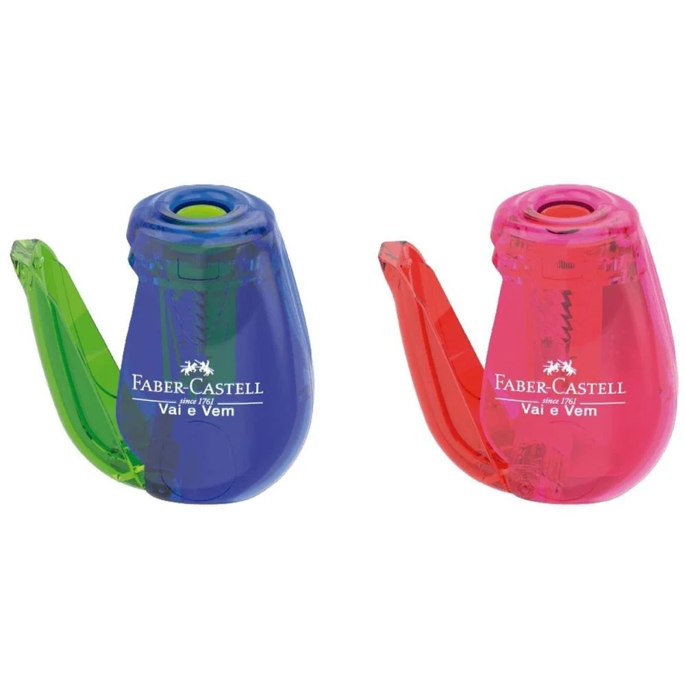 APONTADOR COM DEPOSITO VAI E VEM 2 CORES FABER-CASTELL (DP.C/20) - imagem 4