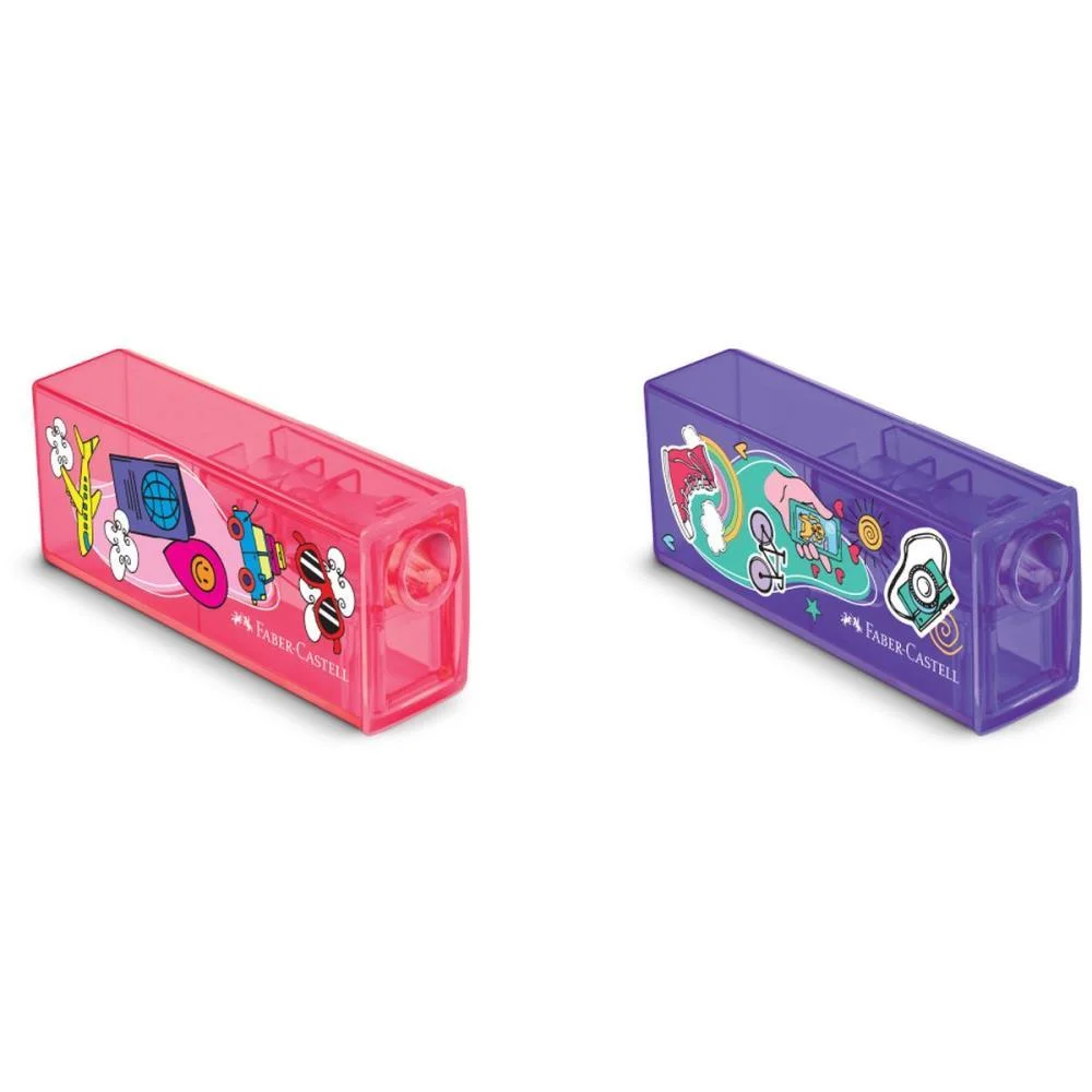 APONTADOR COM DEPOSITO GLIMMER VIAGEM 2 MODELOS FABER-CASTELL (DP.C/25) - imagem 4