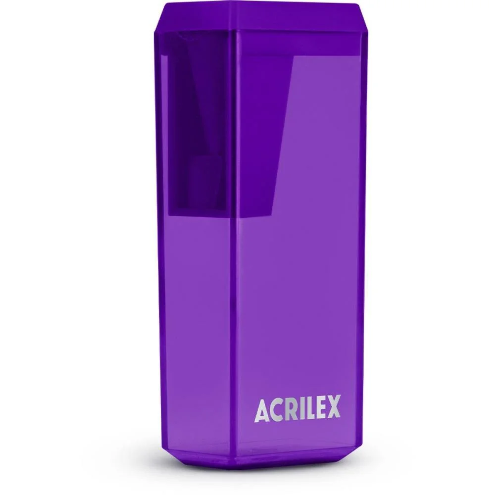 APONTADOR COM DEPOSITO RETANGULAR CORES SORTIDAS ACRILEX (DP.C/24) - imagem 6