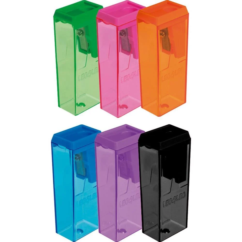 APONTADOR COM DEPOSITO BLOCO 6CM CORES SORTIDAS LEONORA (CX.C/24) - imagem 4