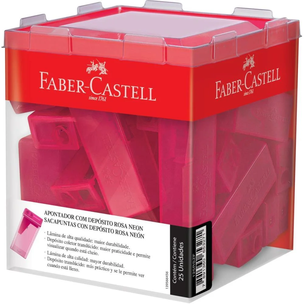 APONTADOR COM DEPOSITO ROSA FABER-CASTELL (DP.C/25) - imagem 4